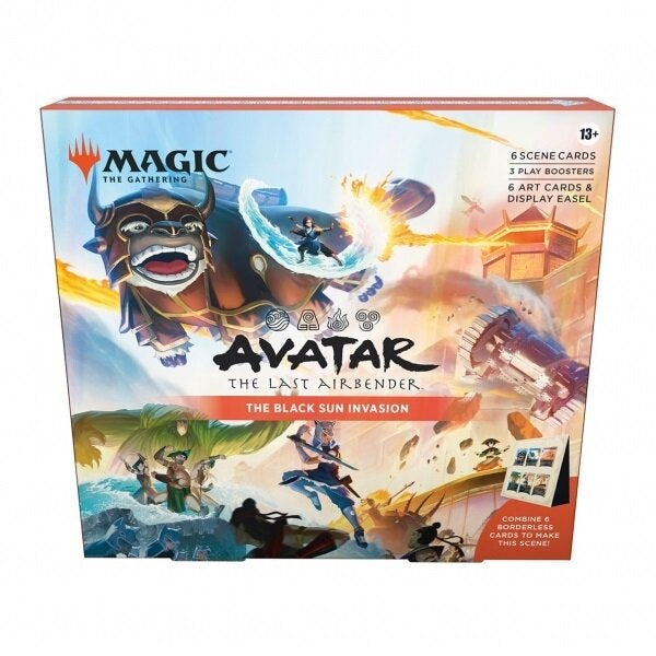 Scene Box Avatar: The Last Airbender til Magic: The Gathering med eksklusive kort og kunstværker i premium emballage - The Black Sun Invasion