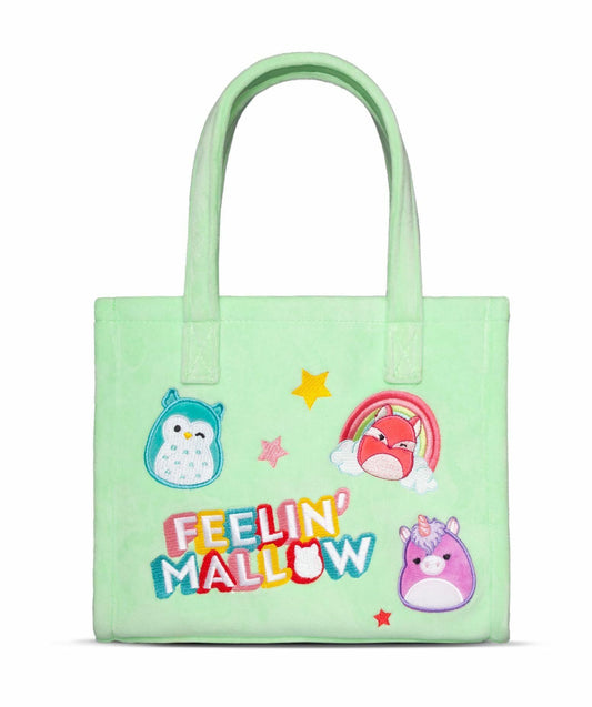 Squishmallows Feelin’ Mallow Tote Taske med farverigt Squishmallows‑motiv, rummelig og slidstærk til hverdagsbrug.
