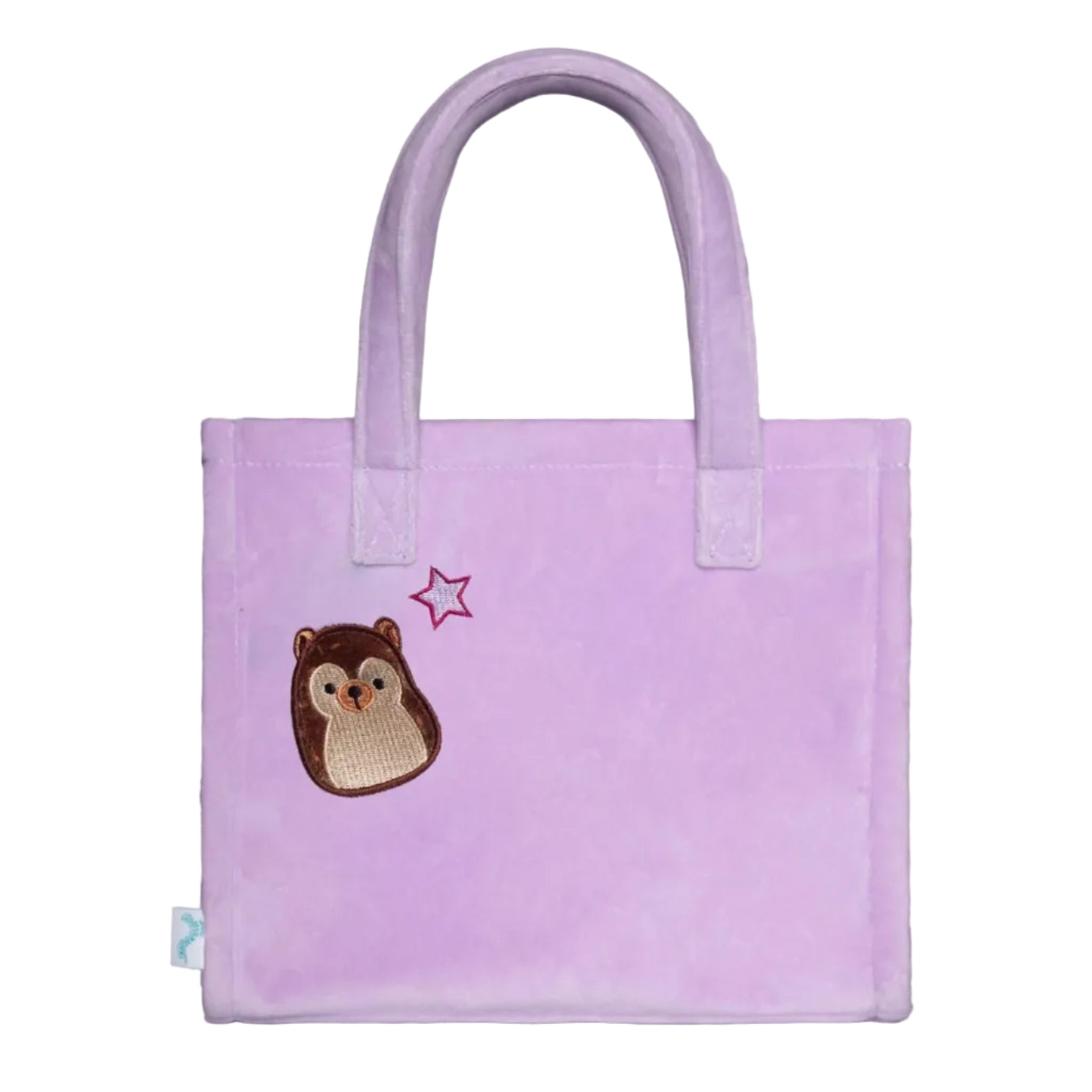 Squishmallows Purple Tote Taske med lilla design, rummelig og slidstærk.