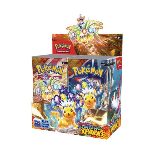 Pokémon TCG: Scarlet & Violet - Surging Sparks - Boster Box (36 booster-pakker)