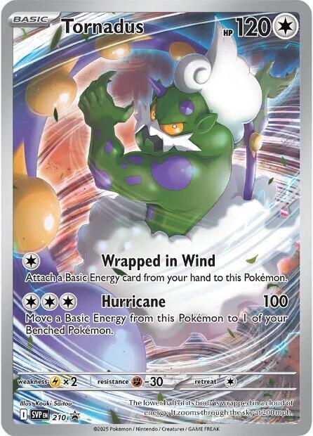 Tornadus SVP210 Black Star Promo