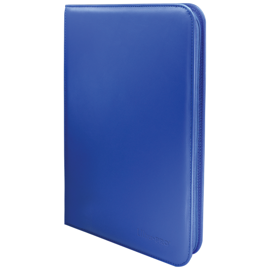 Ultra Pro Vivid Zippered 9-lommer PRO-Binder - Blå