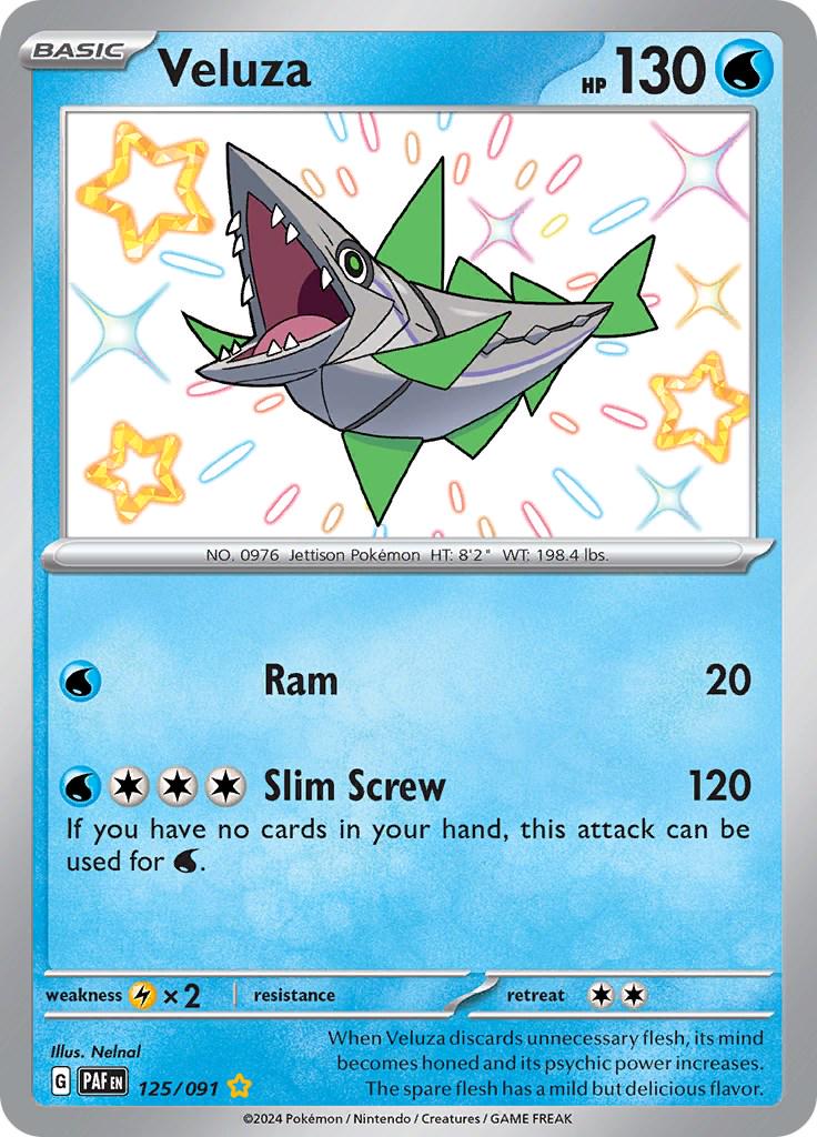 Veluza 125/091 Pokemon SV04.5 Paldean Fates